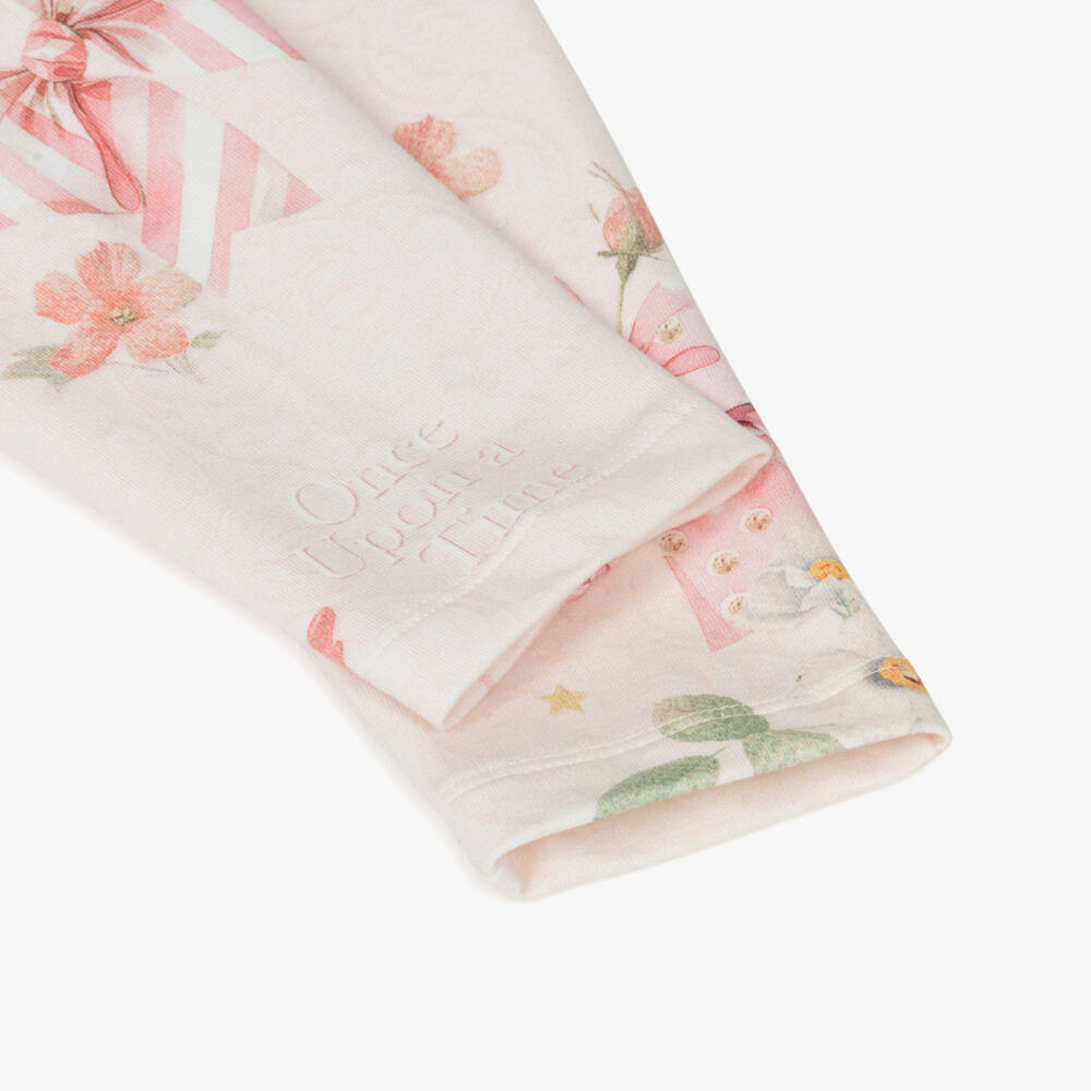 Lapin House-Pink Butterfly Leggings Set | Childrensalon Outlet