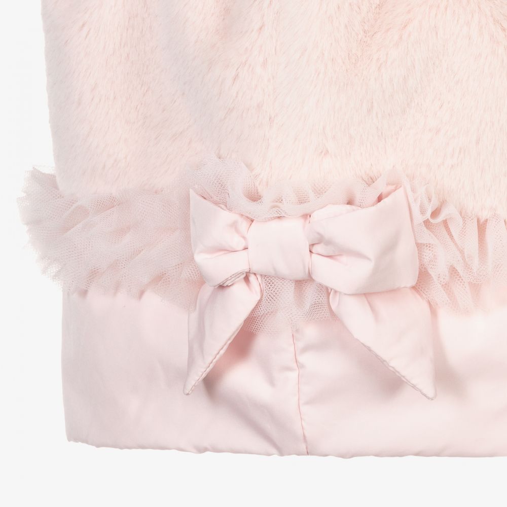 Lapin House-Розовая юбка из искусственного меха | Childrensalon Outlet