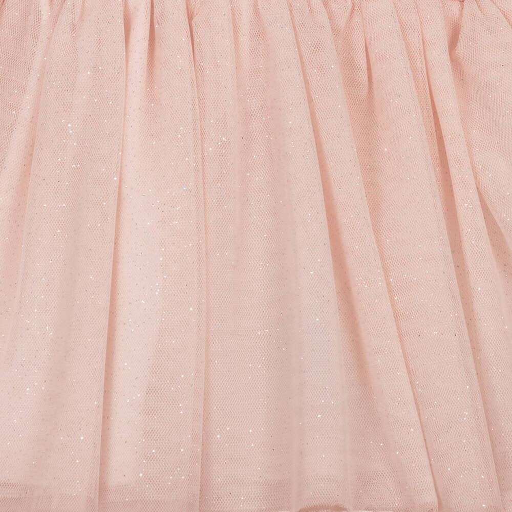 Lapin House-Pink Flowers Tulle Dress | Childrensalon Outlet