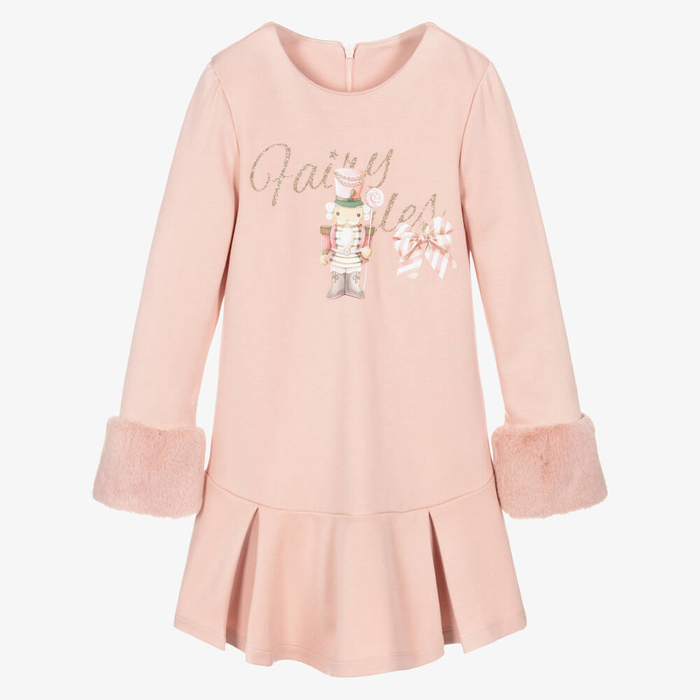 Lapin House-Pink Ls Dress | Childrensalon Outlet