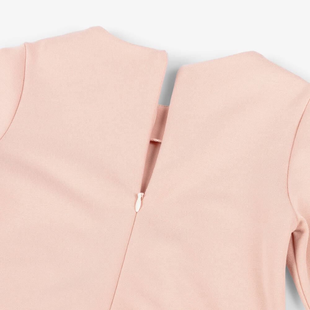 Lapin House-Pink Teddy Ls Dress | Childrensalon Outlet