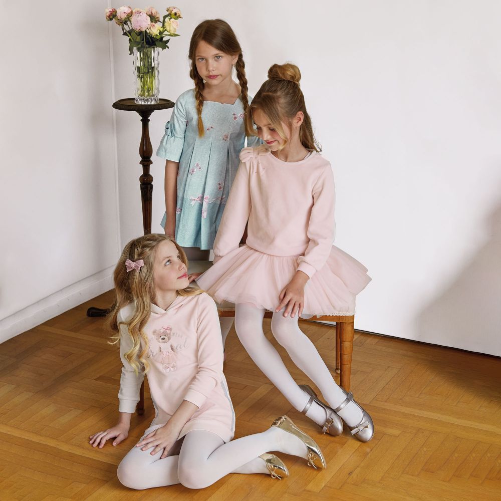 Lapin House - Pink Velour Dress | Childrensalon Outlet