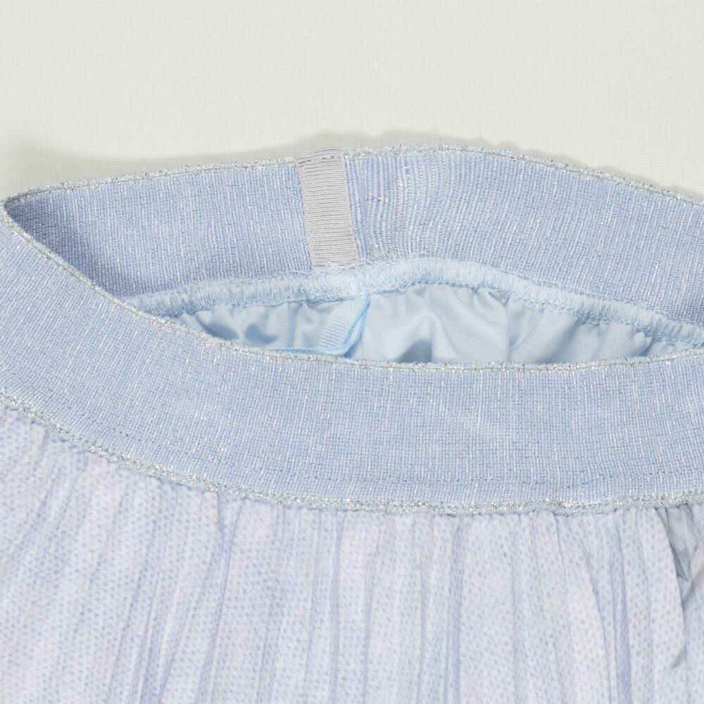 Lapin House-Preloved Girls Blue Floral Patterned Skirt (7 years) | Childrensalon Outlet