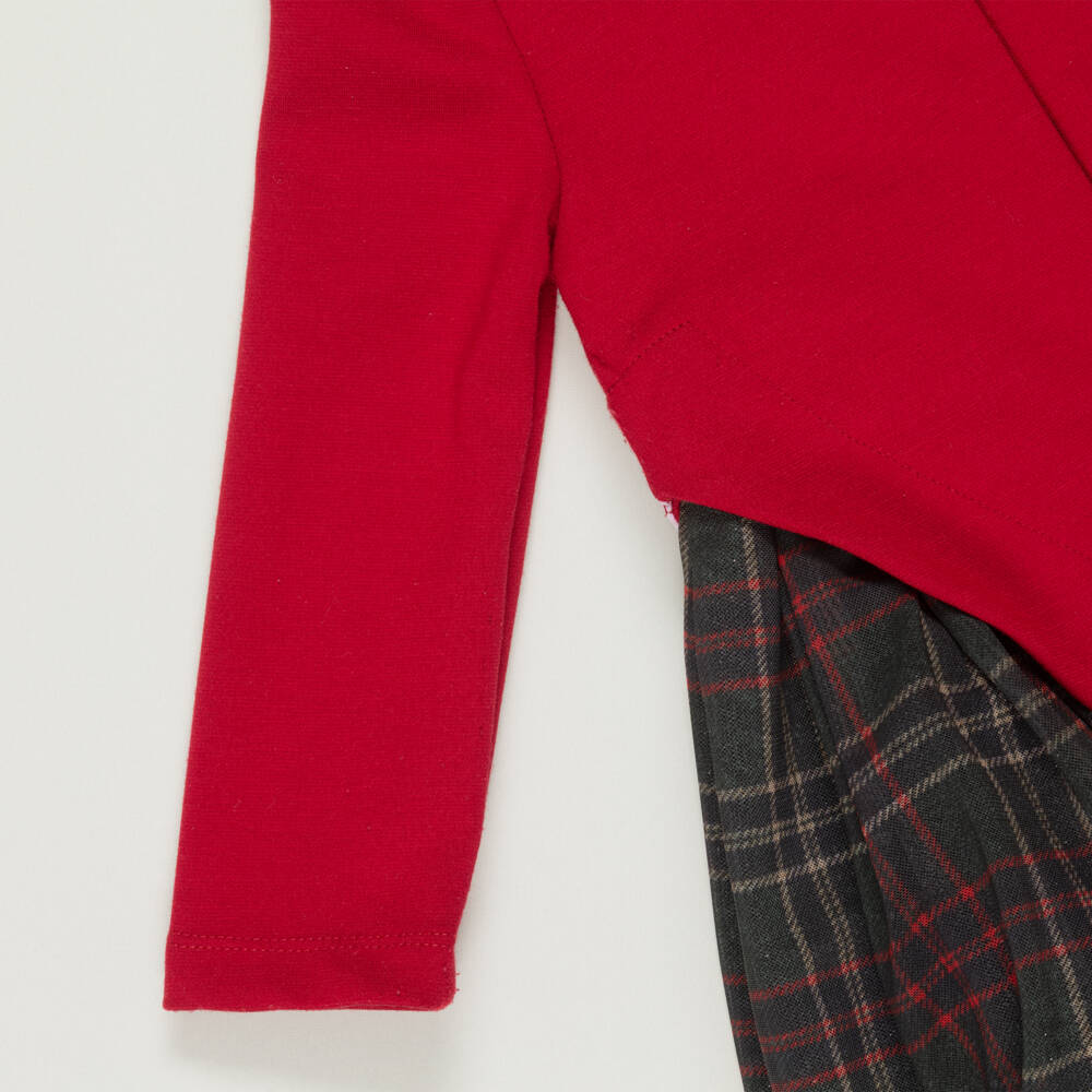 Lapin House-Preloved Girls Red Jersey & Tulle Dress (18 months) | Childrensalon Outlet