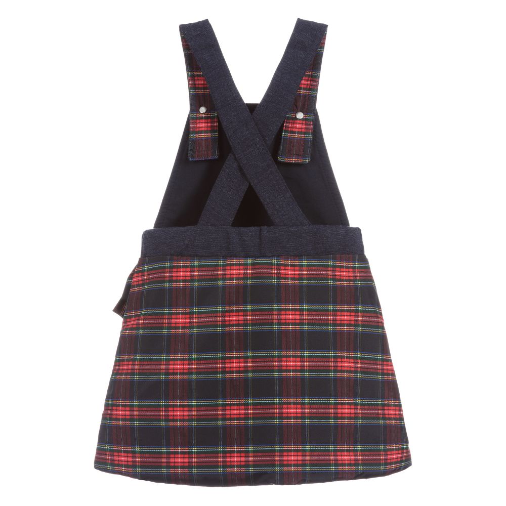 Lapin House-Red & Blue Tartan Dress | Childrensalon Outlet