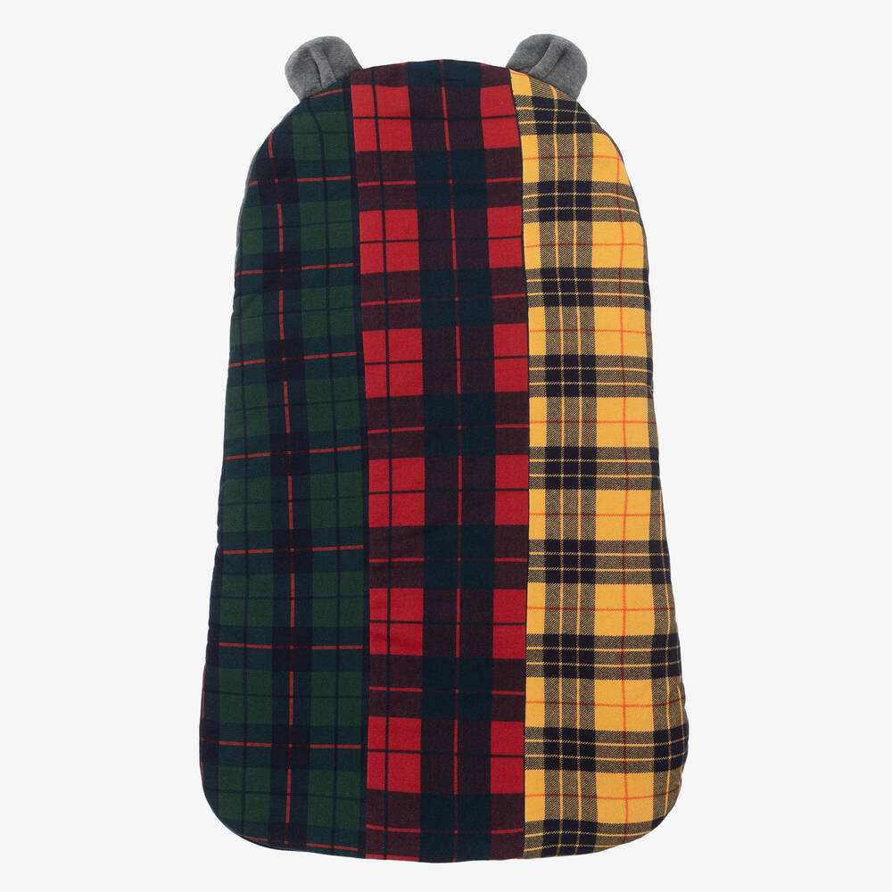 لابين هاوس-بيبي نيست تارتان جيرسي لون أزرق وأحمر (72 سم) | Childrensalon Outlet