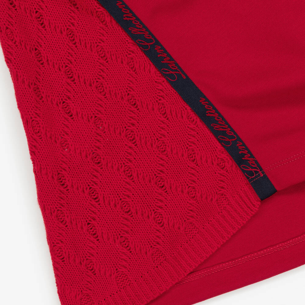 Lapin House-Red Bunny Ls Dress | Childrensalon Outlet