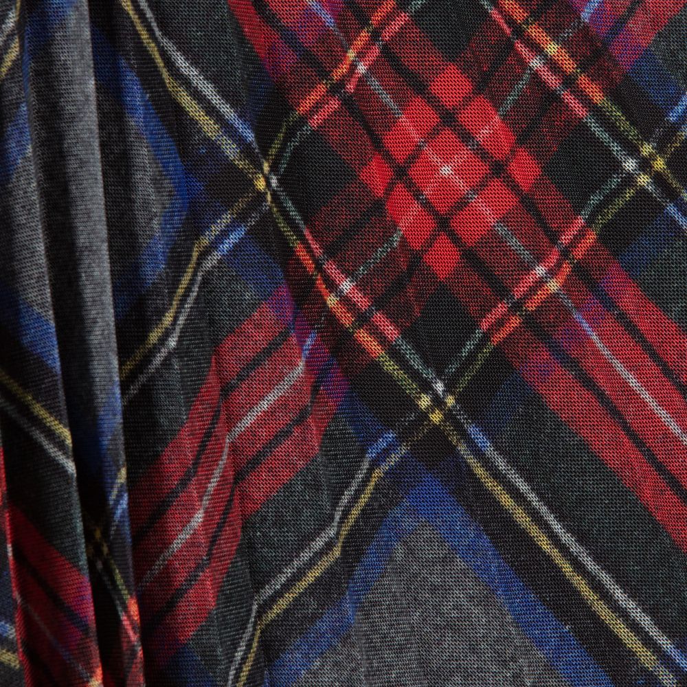 Lapin House-تنورة تارتان لون رمادي وأحمر | Childrensalon Outlet