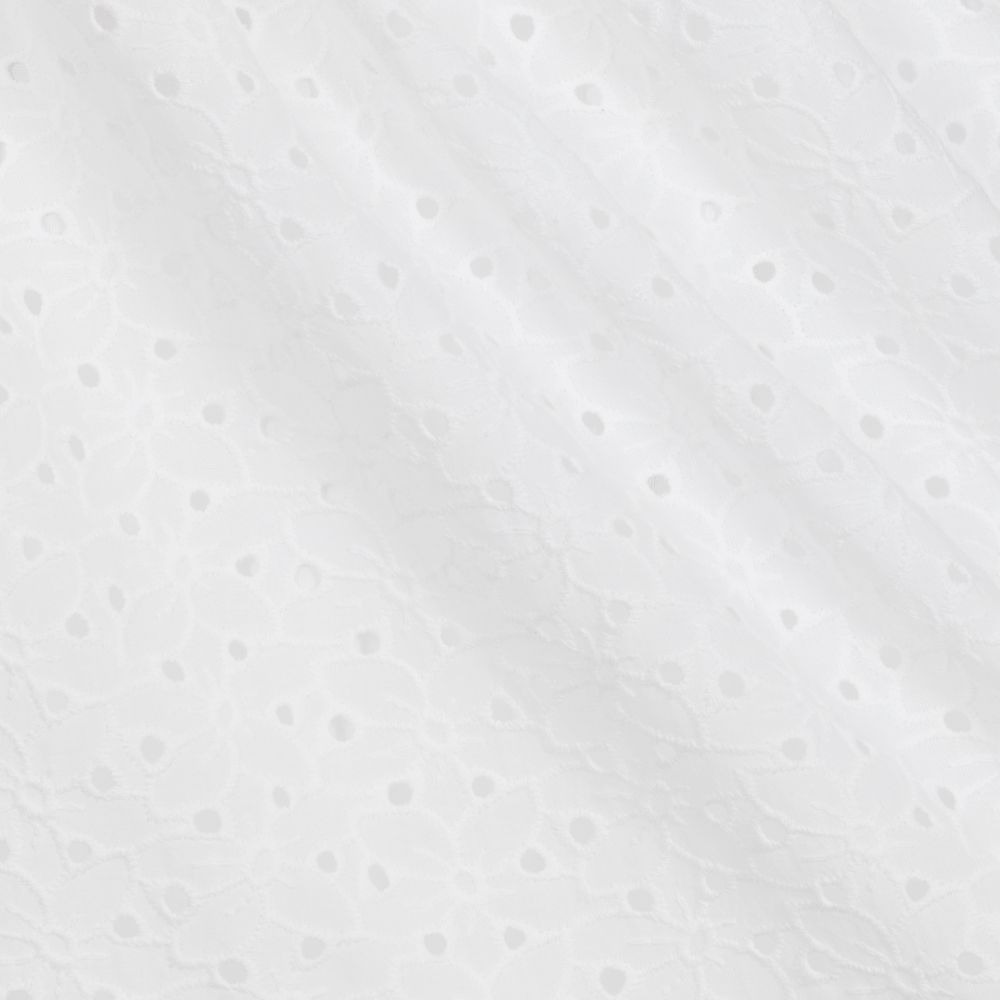 Lapin House-Белое платье с вышивкой ришелье | Childrensalon Outlet