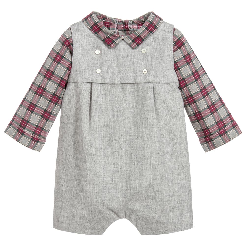 Chic by Laranjinha - Baby Boys Cotton Blend Shortie | Childrensalon