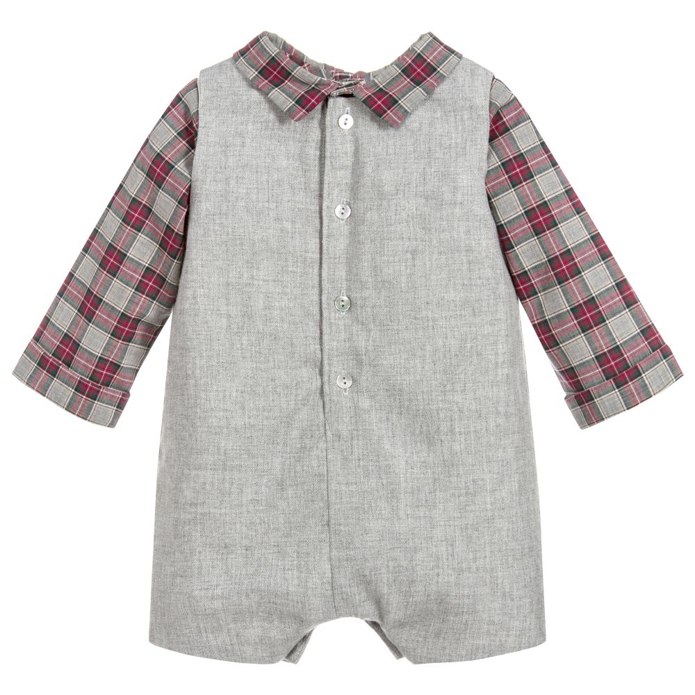 Chic by Laranjinha-Baby Boys Cotton Blend Shortie | Childrensalon Outlet