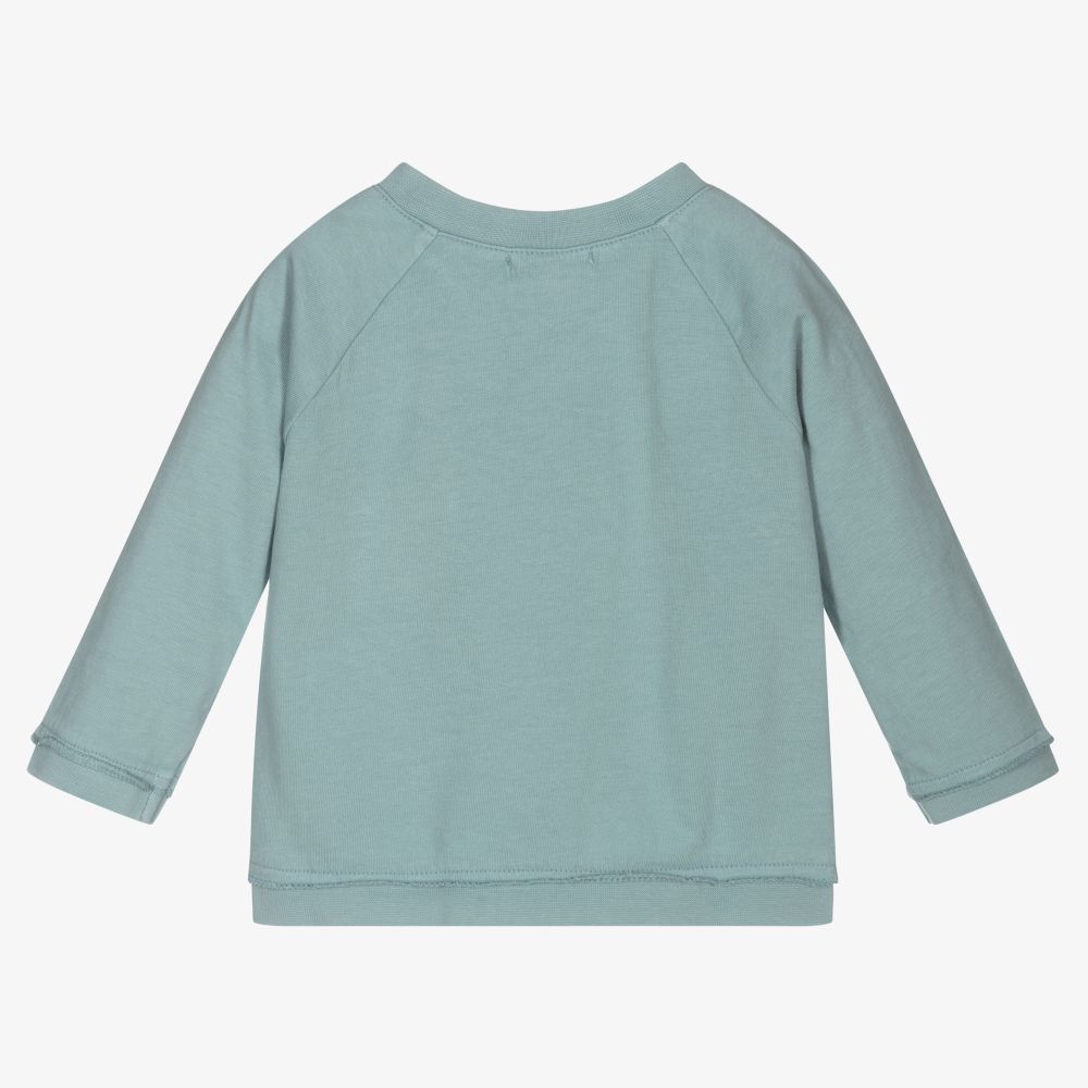 لارانجينا-Baby Boys Green Cotton Top | Childrensalon Outlet