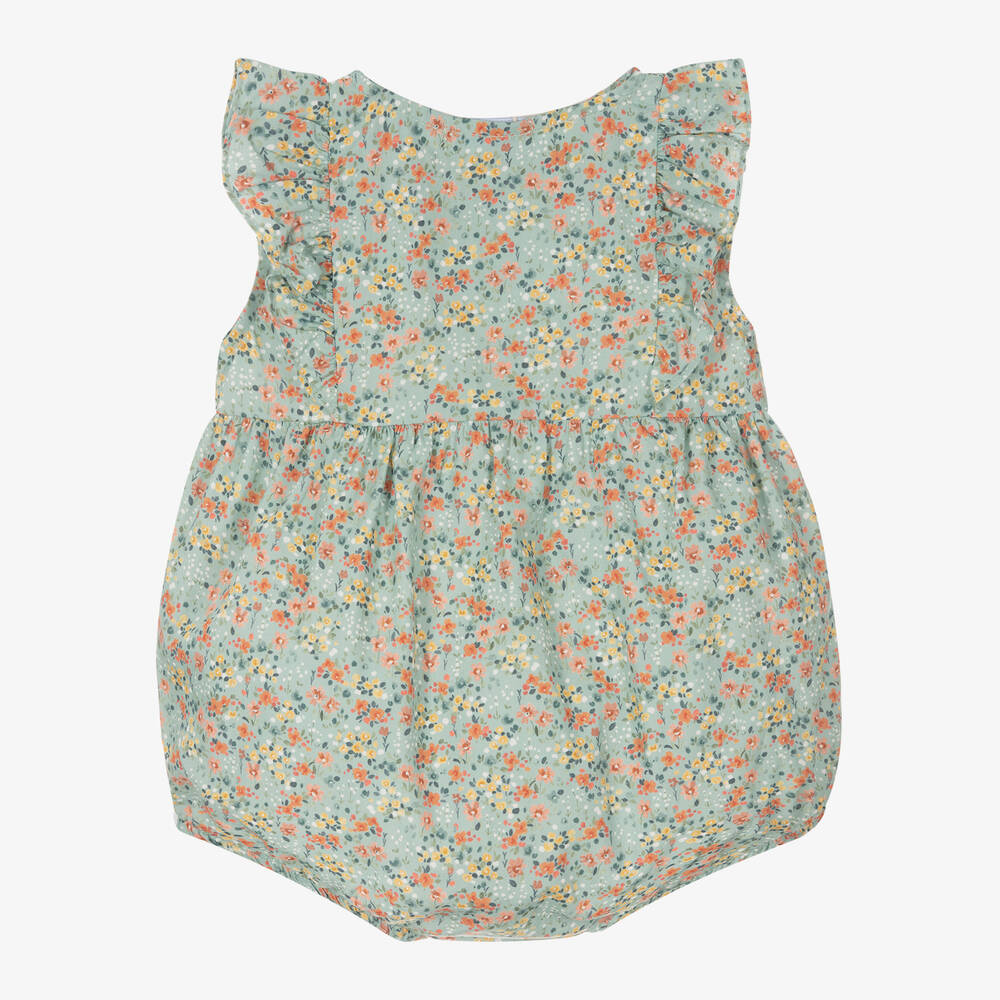 Laranjinha-Бирюзовый песочник в цветочек | Childrensalon Outlet