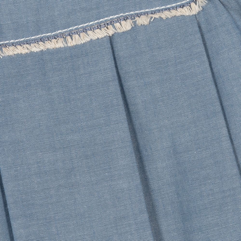 Laranjinha-Baby Girls Blue Chambray Dress | Childrensalon Outlet