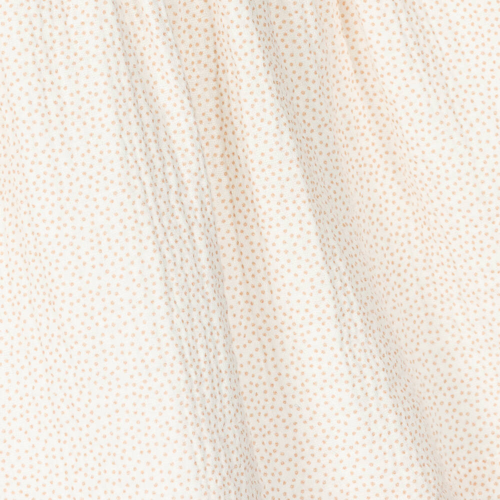 Laranjinha-Baby Girls Ivory & Pink Cotton Dress | Childrensalon Outlet