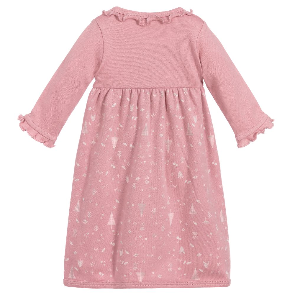 Laranjinha-Baby Girls Pink Cotton Dress | Childrensalon Outlet