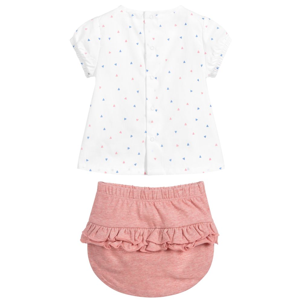 Laranjinha-Baby Girls Pink Outfit Set | Childrensalon Outlet
