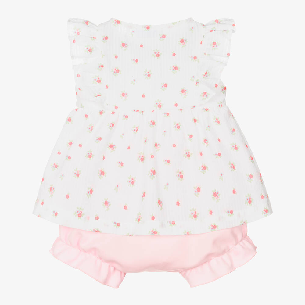 Laranjinha-Белый топ и розовые шорты | Childrensalon Outlet