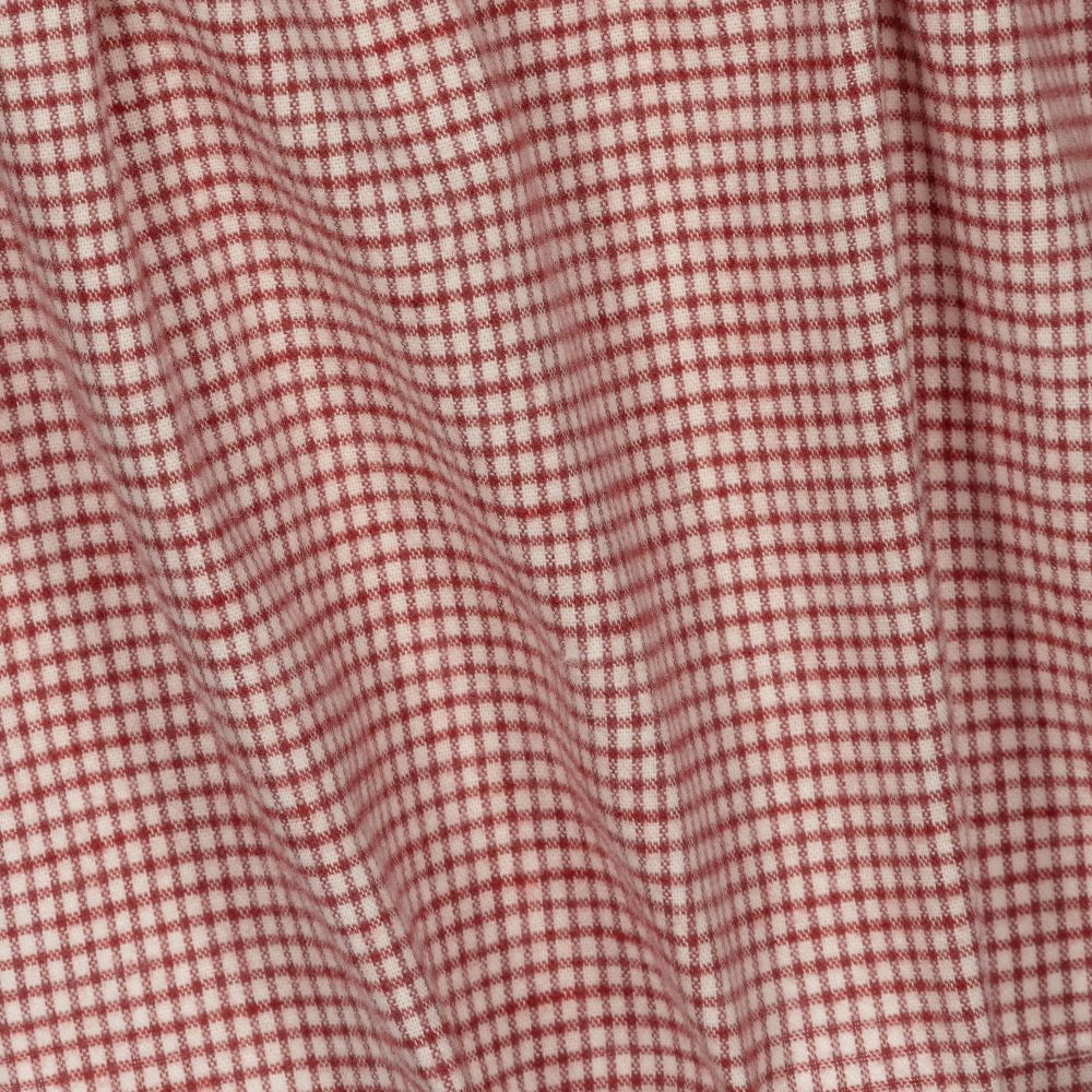Laranjinha-Beige & Red Check Cotton Dress | Childrensalon Outlet