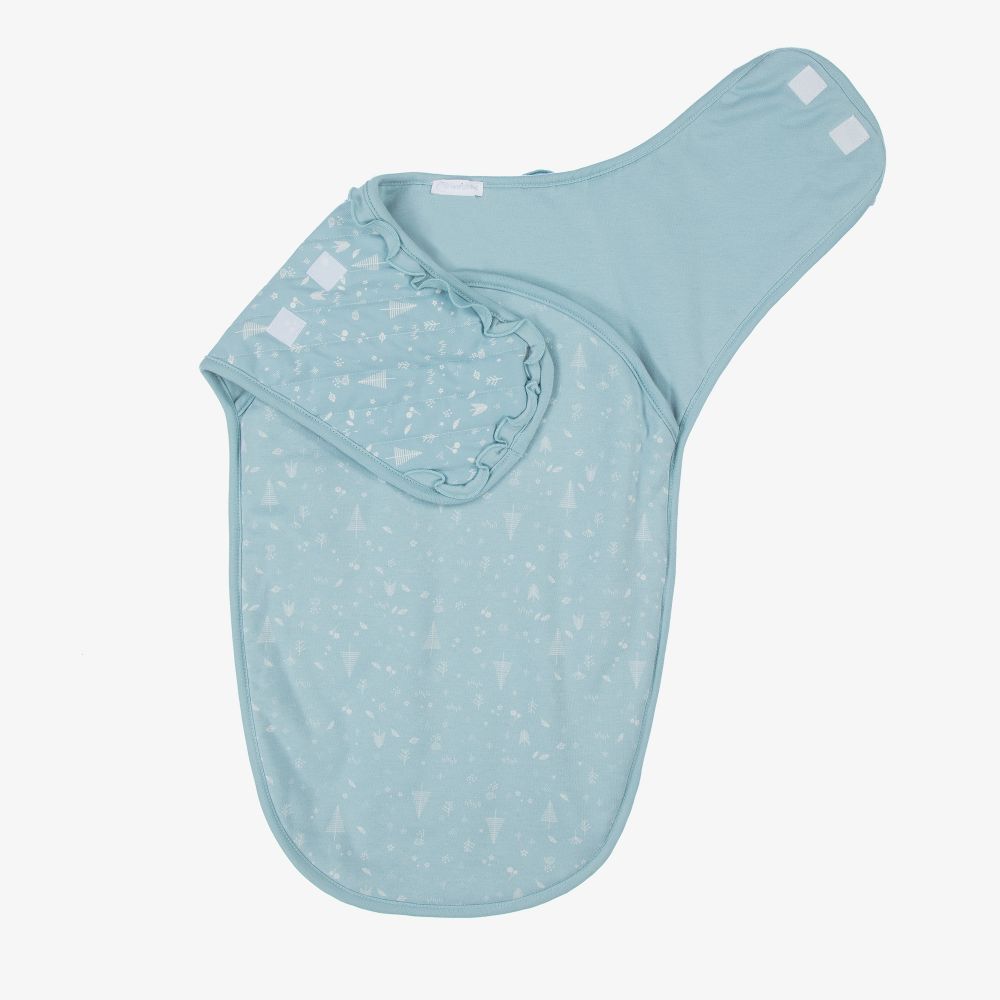 Laranjinha-Blue Cotton Baby Nest (50cm) | Childrensalon Outlet