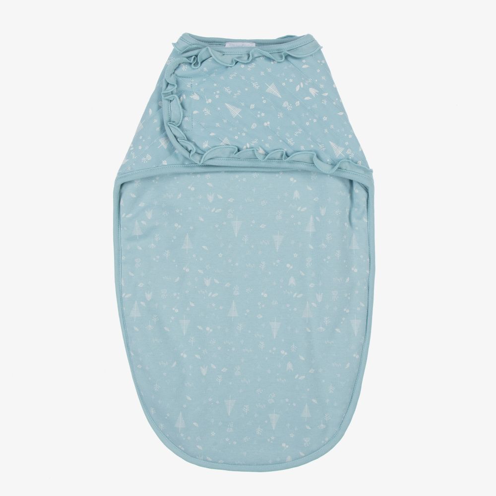 Laranjinha-Blue Cotton Baby Nest (50cm) | Childrensalon Outlet