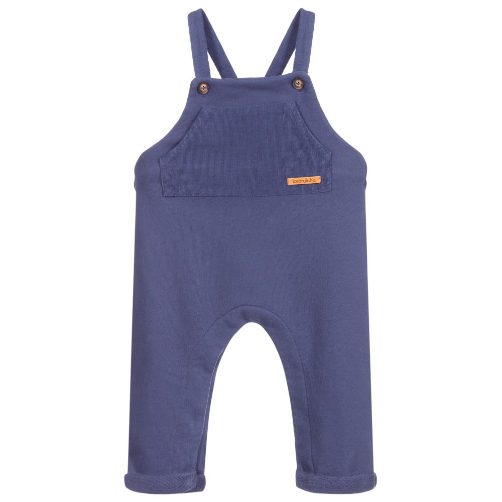 Laranjinha - Blaue Jersey-Latzhose | Childrensalon