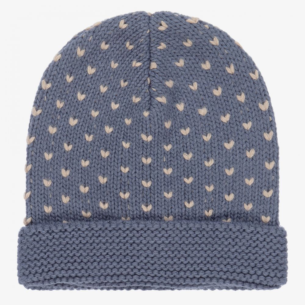 Laranjinha-Blue Knitted Hat | Childrensalon Outlet