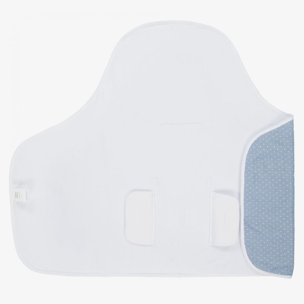 Laranjinha-Blue Swaddle Blanket (100cm) | Childrensalon Outlet