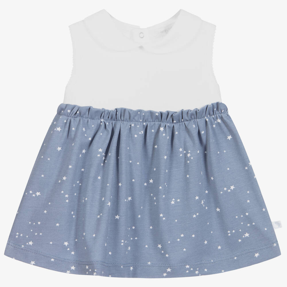 Laranjinha-Бело-синее платье со звездами | Childrensalon Outlet