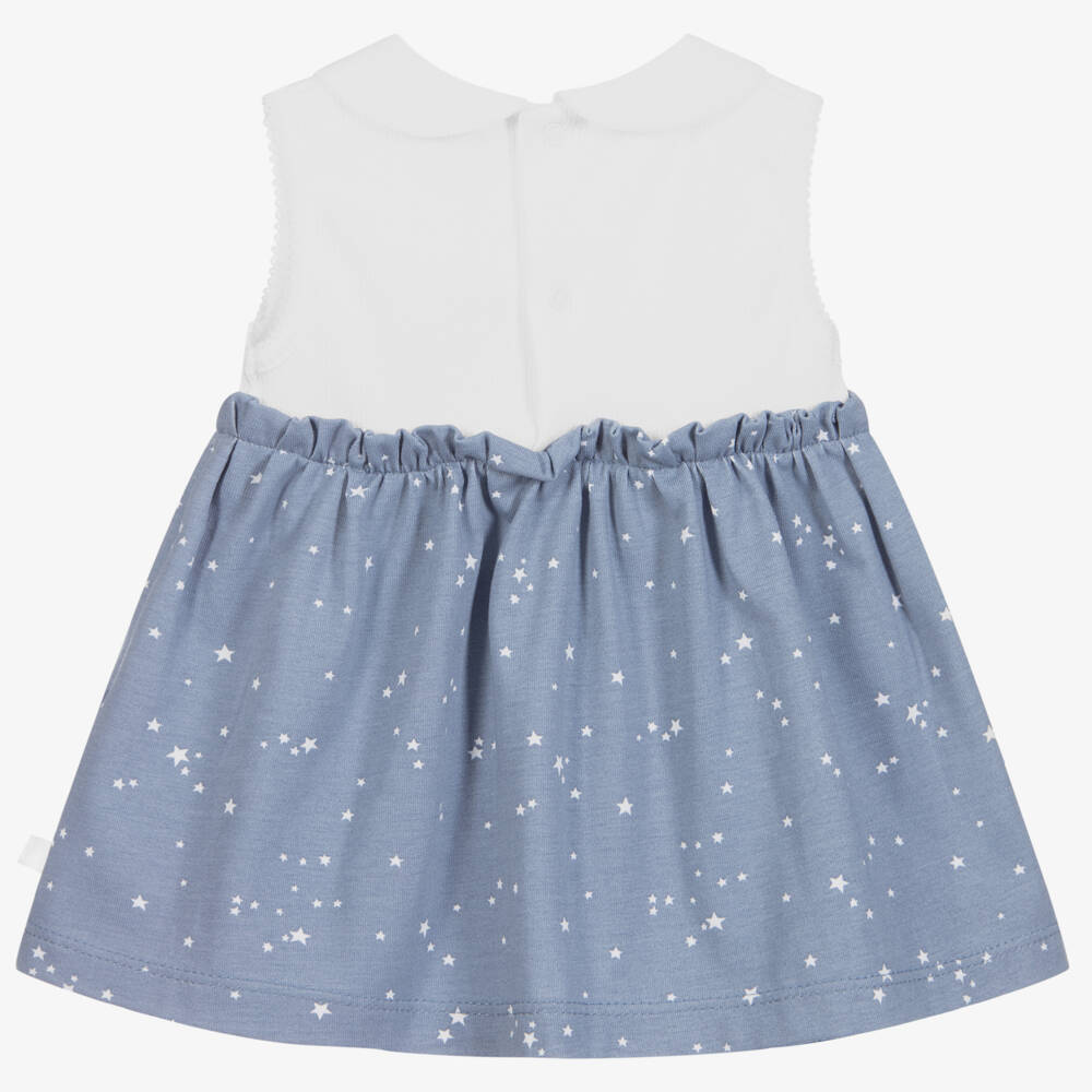 Laranjinha-Бело-синее платье со звездами | Childrensalon Outlet