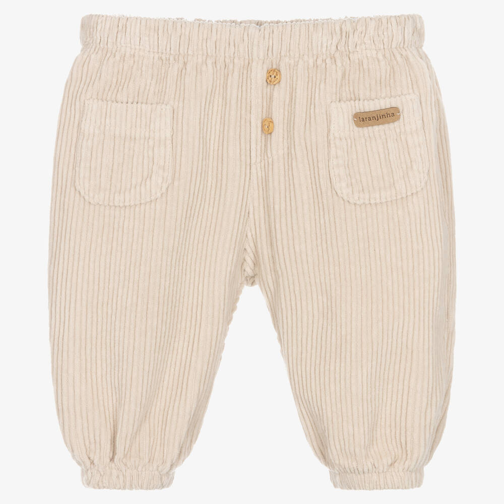 Laranjinha - Beige Cordhose für Jungen  | Childrensalon