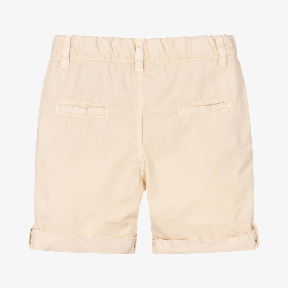 Laranjinha-Бежевые хлопковые шорты | Childrensalon Outlet