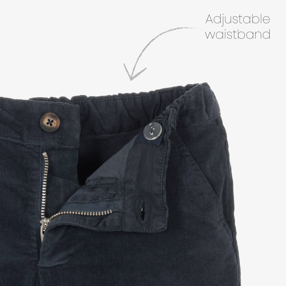 Laranjinha-Boys Blue Check Shorts Ensemble | Childrensalon Outlet