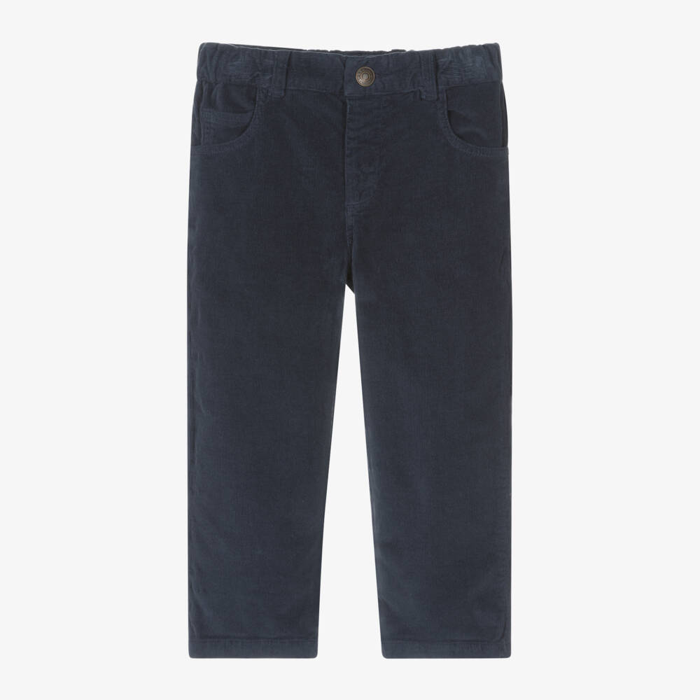 Laranjinha-Boys Blue Corduroy Trousers | Childrensalon Outlet