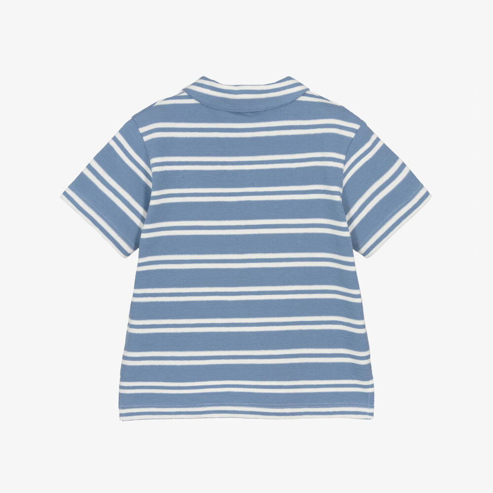 Laranjinha-Рубашка поло в синию полоску для мальчиков | Childrensalon Outlet