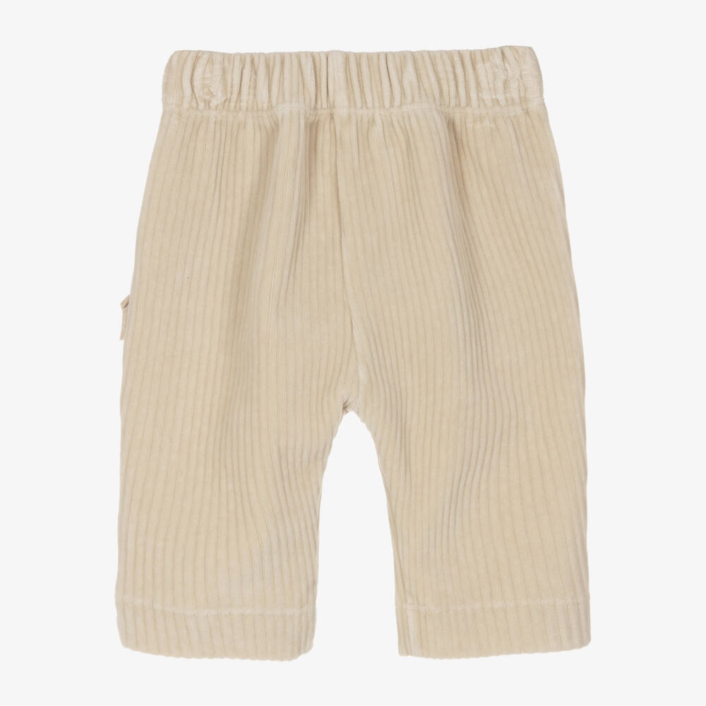 Laranjinha-بنطلون كوردروي مزيج قطن لون بيج للأولاد | Childrensalon Outlet