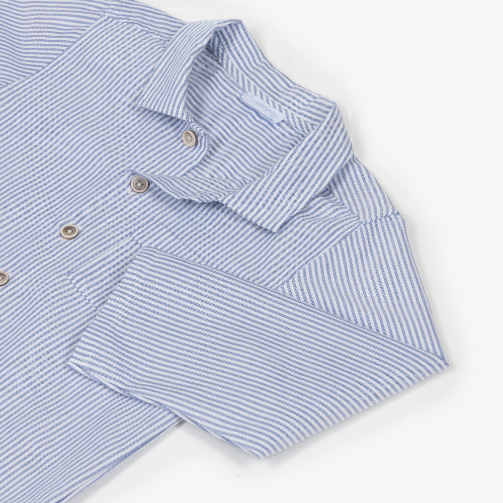 Laranjinha-Boys Classic Blue Striped Top | Childrensalon Outlet