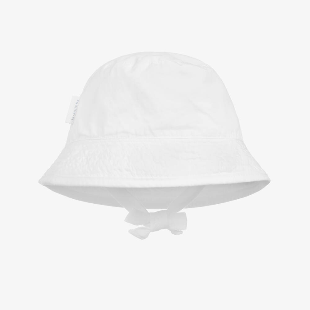 Laranjinha-Boys Classic White Sun Hat | Childrensalon Outlet