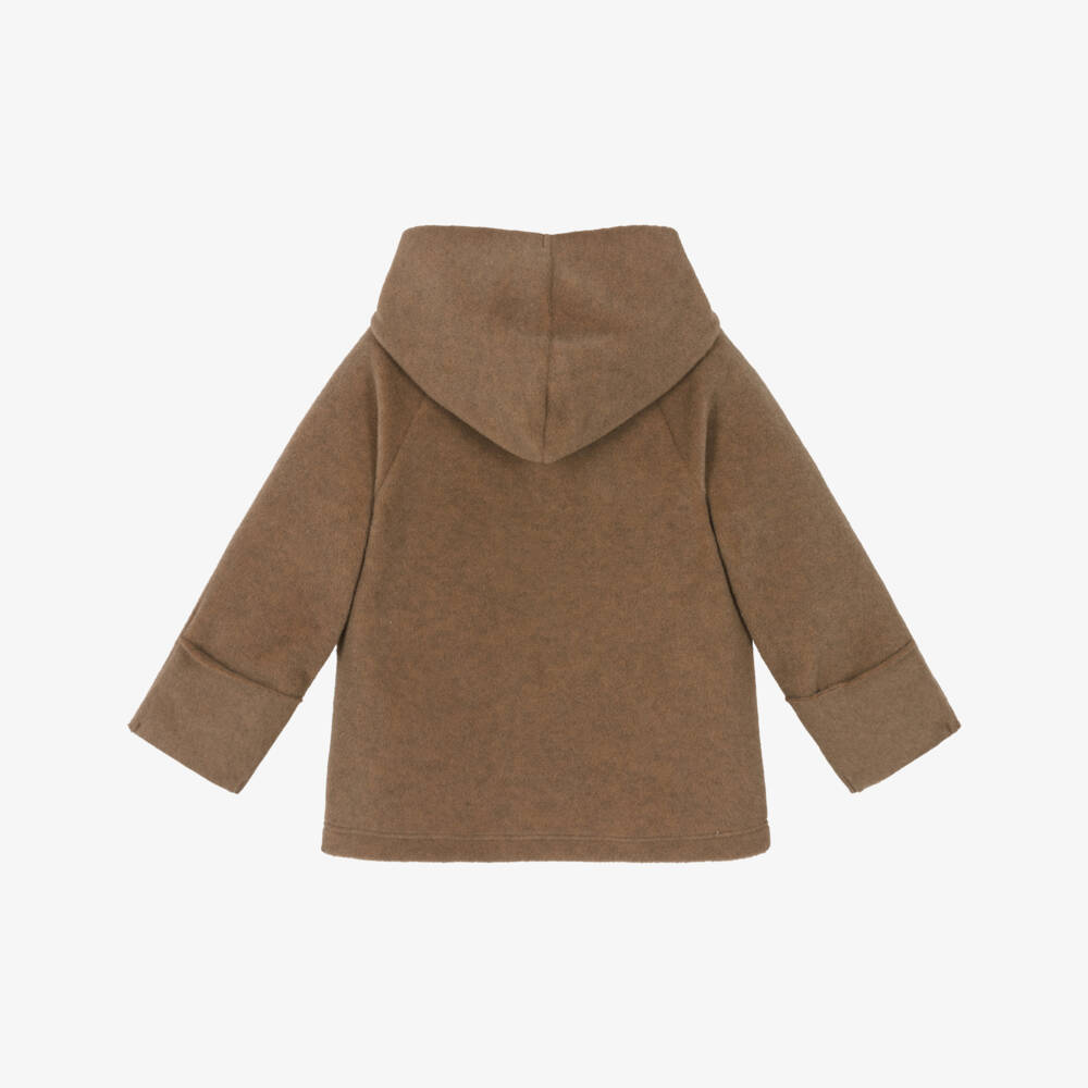 Laranjinha-Boys Cozy Tan Fleece Jacket | Childrensalon Outlet