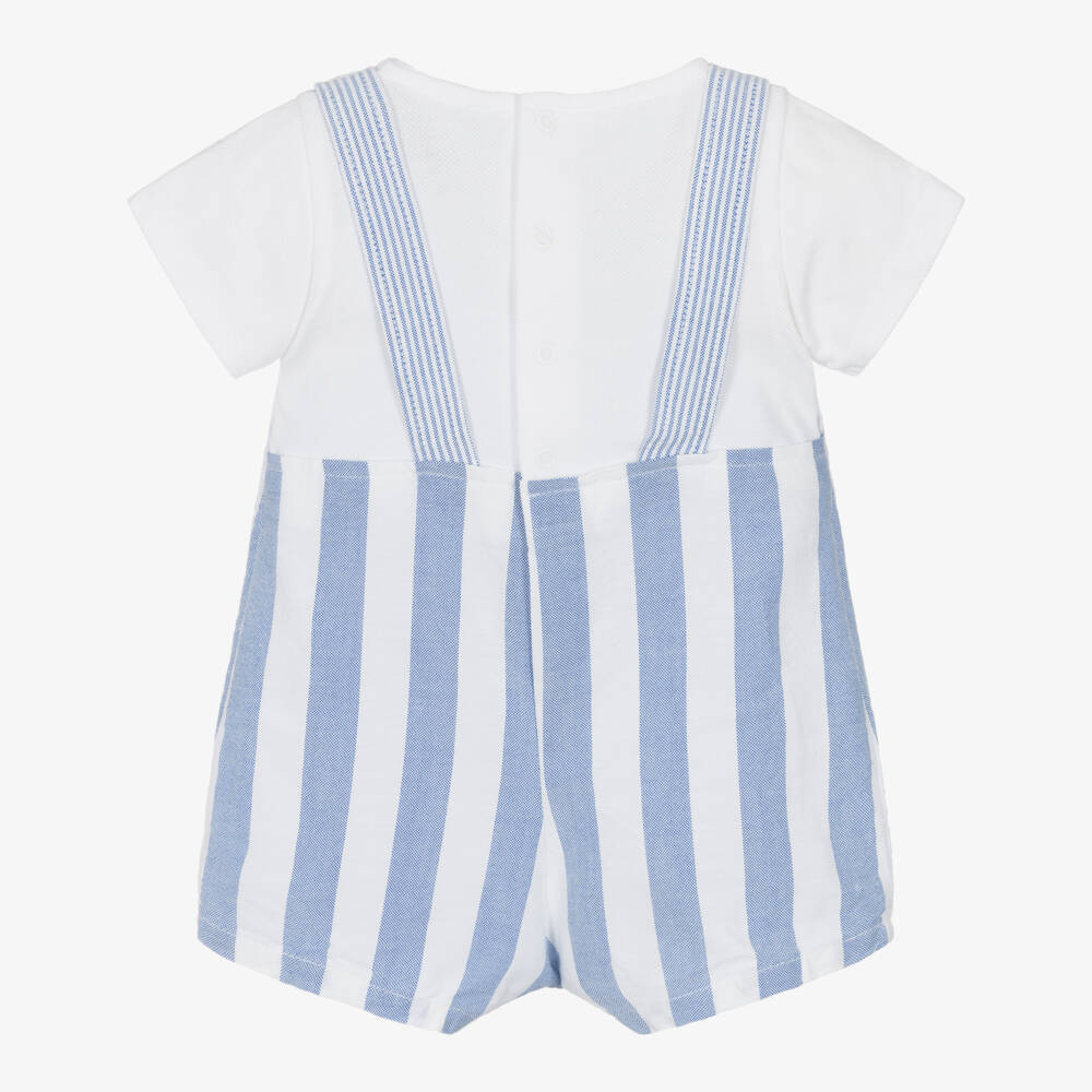 Laranjinha-جمبسوت قطني مخطط نقي للأولاد | Childrensalon Outlet