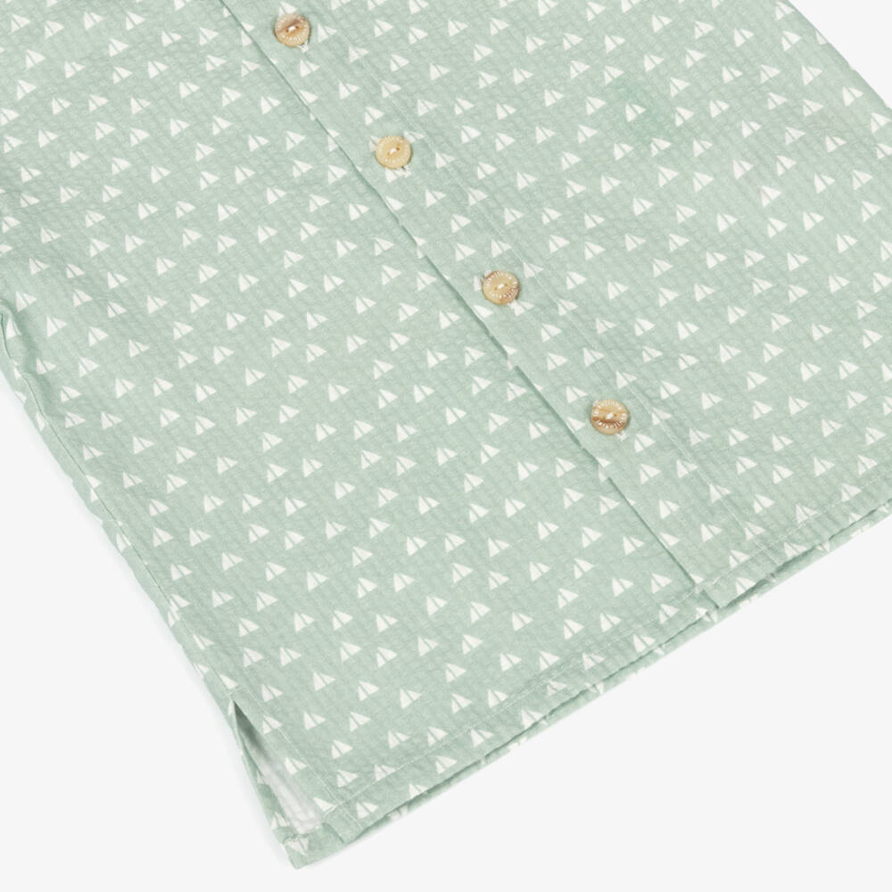 Laranjinha-Boys Emerald Triangle Print Top | Childrensalon Outlet