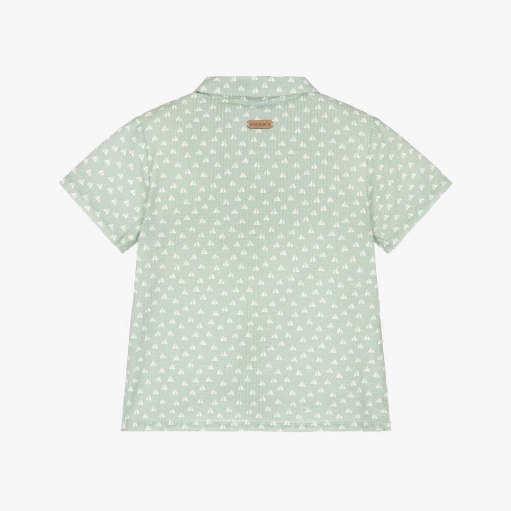 Laranjinha-Boys Emerald Triangle Print Top | Childrensalon Outlet