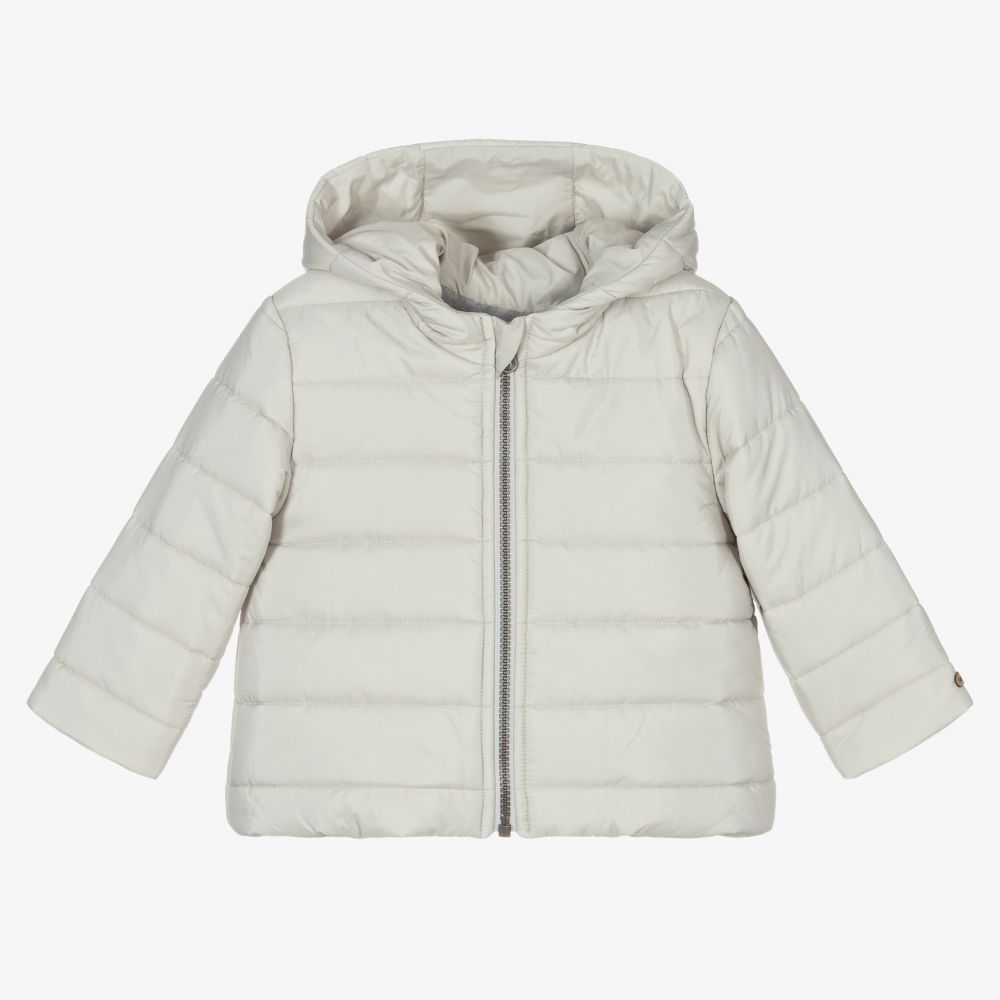 Boys Grey Puffer Jacket