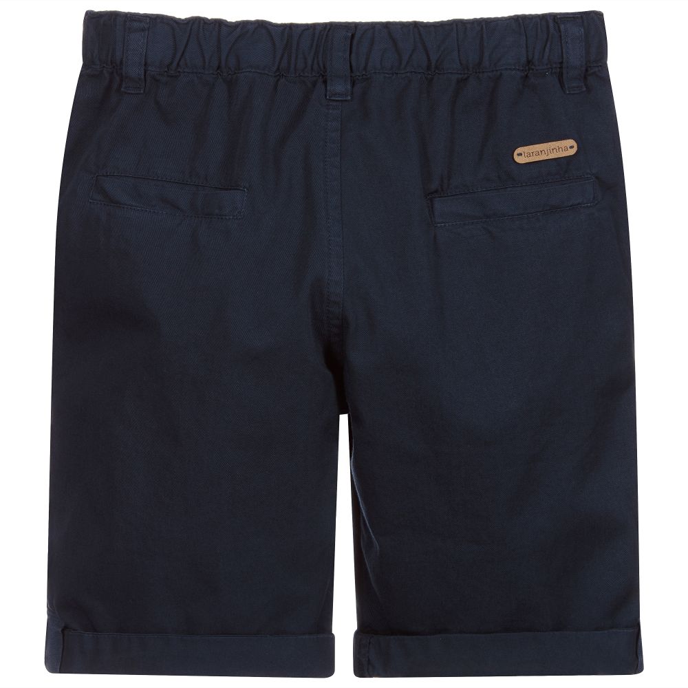 Laranjinha-Синие хлопковые шорты для мальчиков | Childrensalon Outlet