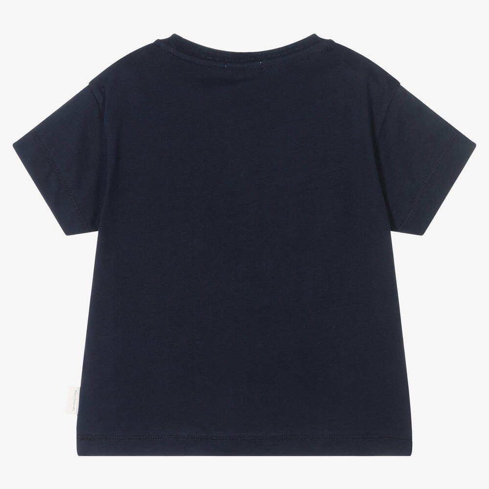 Laranjinha-Синяя хлопковая футболка | Childrensalon Outlet