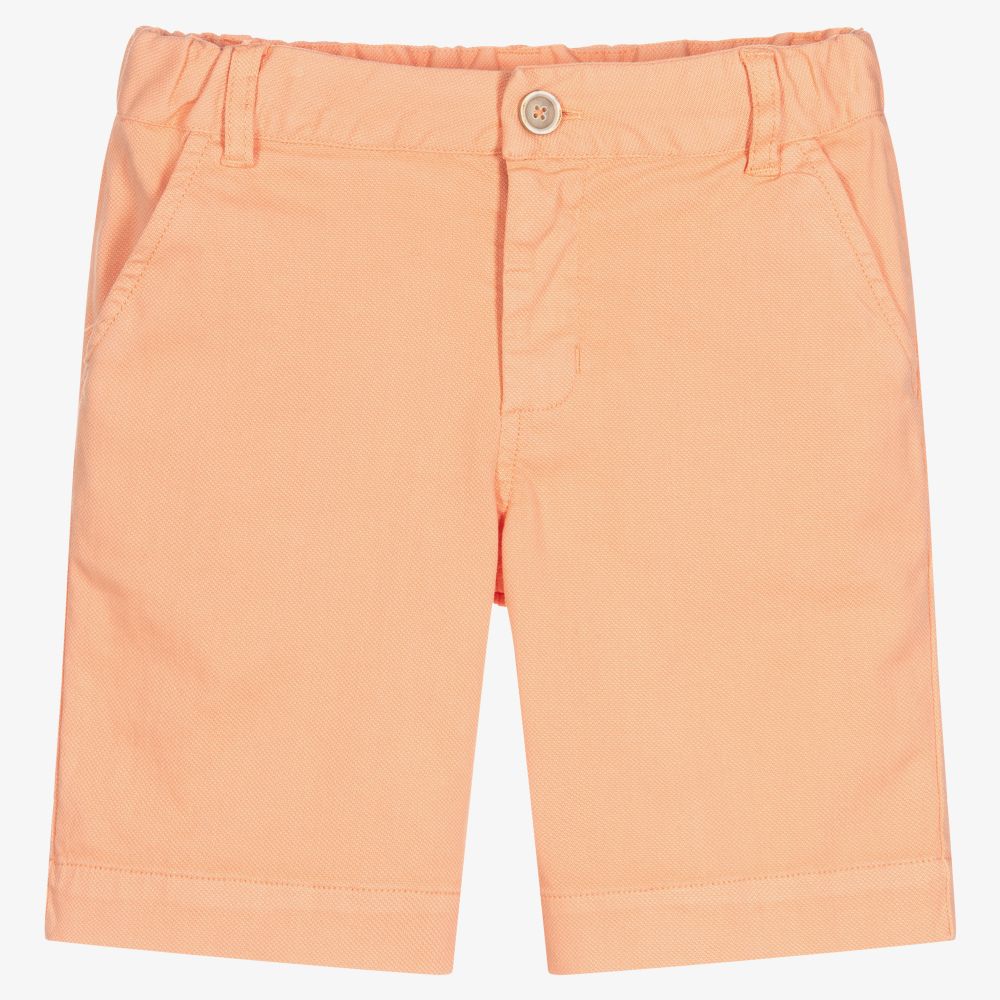 Boys orange sale chino shorts