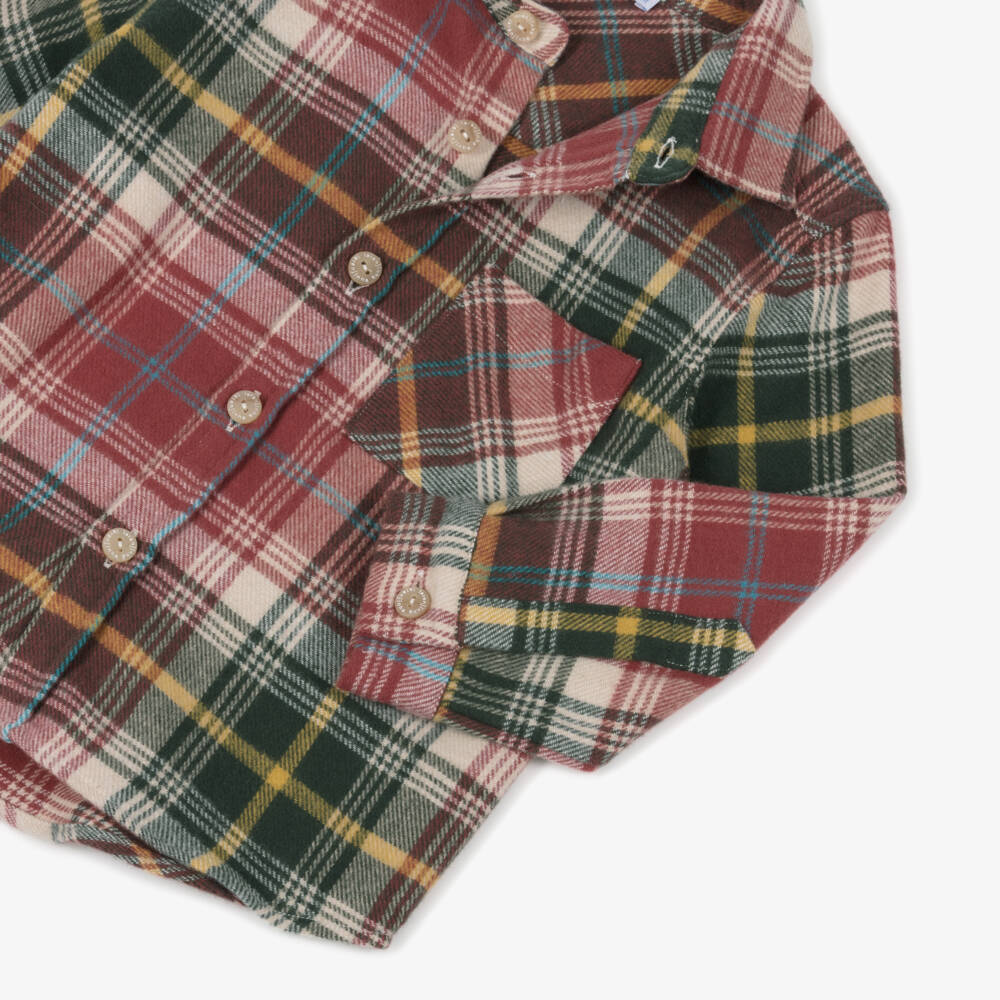 Laranjinha-Рубашка из хлопка в красную клетку для мальчиков | Childrensalon Outlet