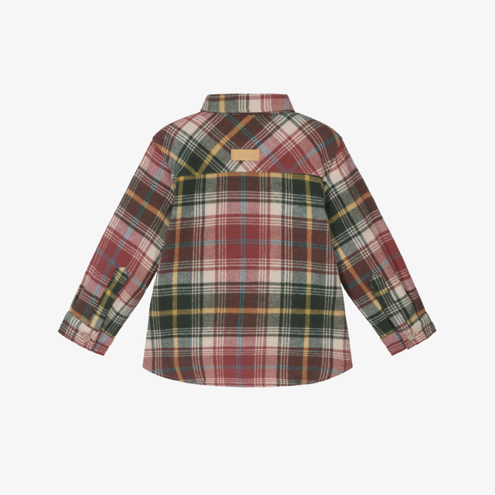 Laranjinha-Рубашка из хлопка в красную клетку для мальчиков | Childrensalon Outlet