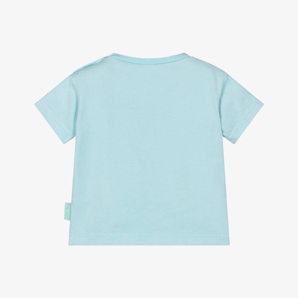 Laranjinha-Boys Soft Blue Adventure Tee | Childrensalon Outlet