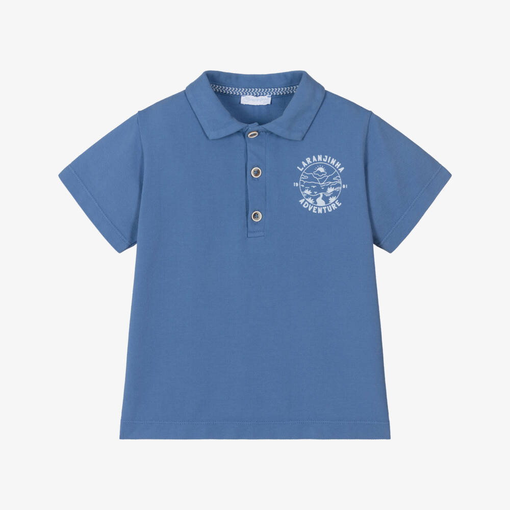 Laranjinha-Мягкий голубой топ для мальчиков | Childrensalon Outlet